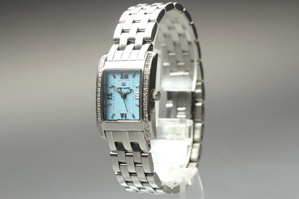 Near MINT Giovanni Valentino 3800L Blue Quartz 21.2mm Unisex Watch