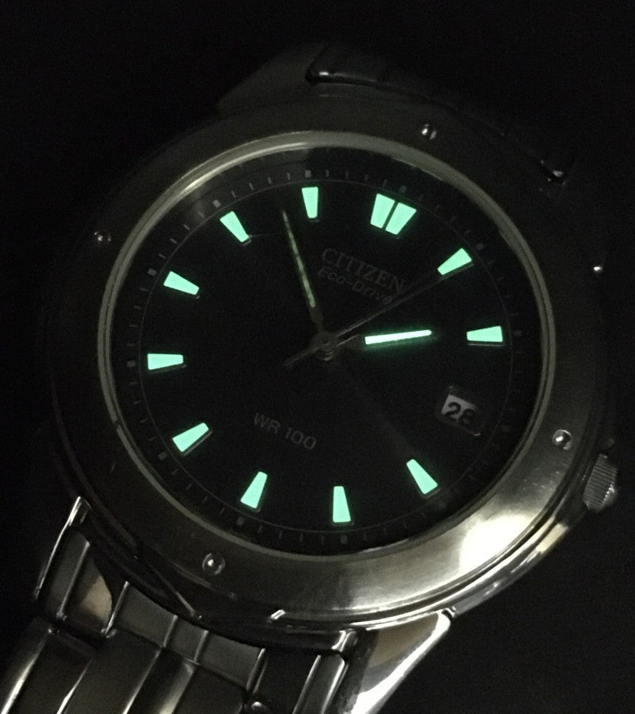 CITIZEN E110-H25586 Blue Solar 37mm Men's Watch