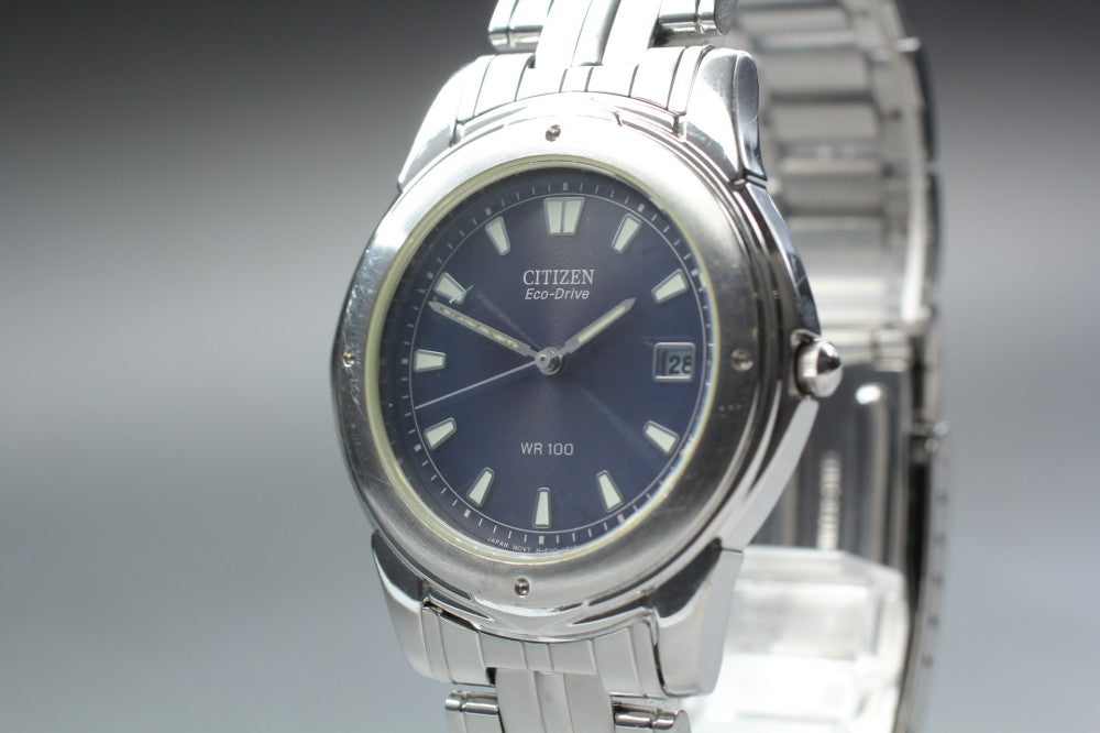CITIZEN E110-H25586 Blue Solar 37mm Men's Watch