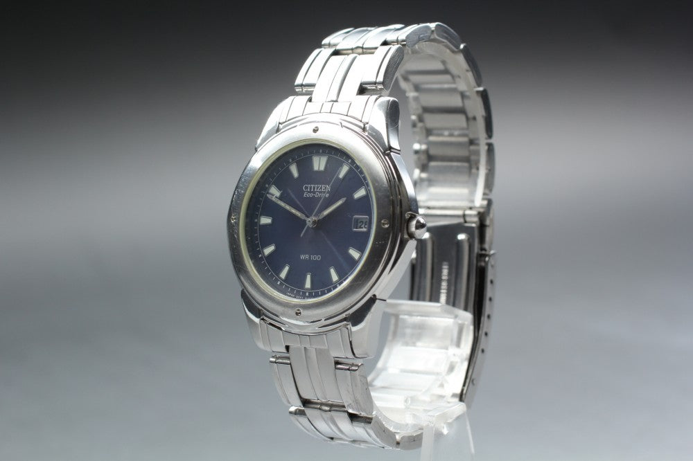 CITIZEN E110-H25586 Blue Solar 37mm Men's Watch