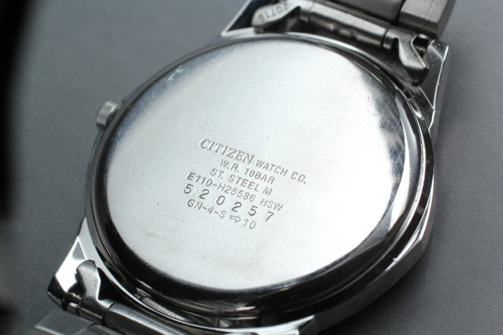 CITIZEN E110-H25586 Blue Solar 37mm Men's Watch