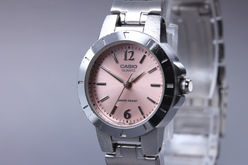 Near MINT CASIO LTP-1177 Pink Quartz 24mm Ladies Watch