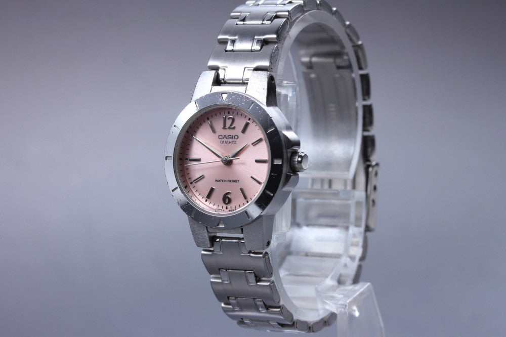 Near MINT CASIO LTP-1177 Pink Quartz 24mm Ladies Watch