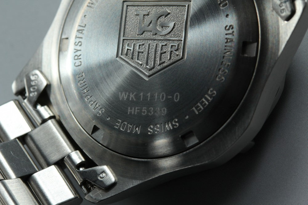 Near MINT TAG Heuer 2000 Professional WK1110-0 Black Quartz 37mm Men's Watch