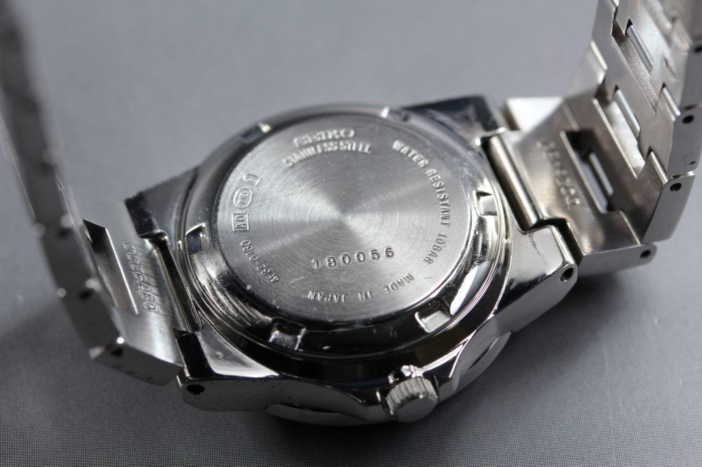 Near MINT SEIKO Lukia 4F32-0130 Silver Quartz 30mm Ladies Watch
