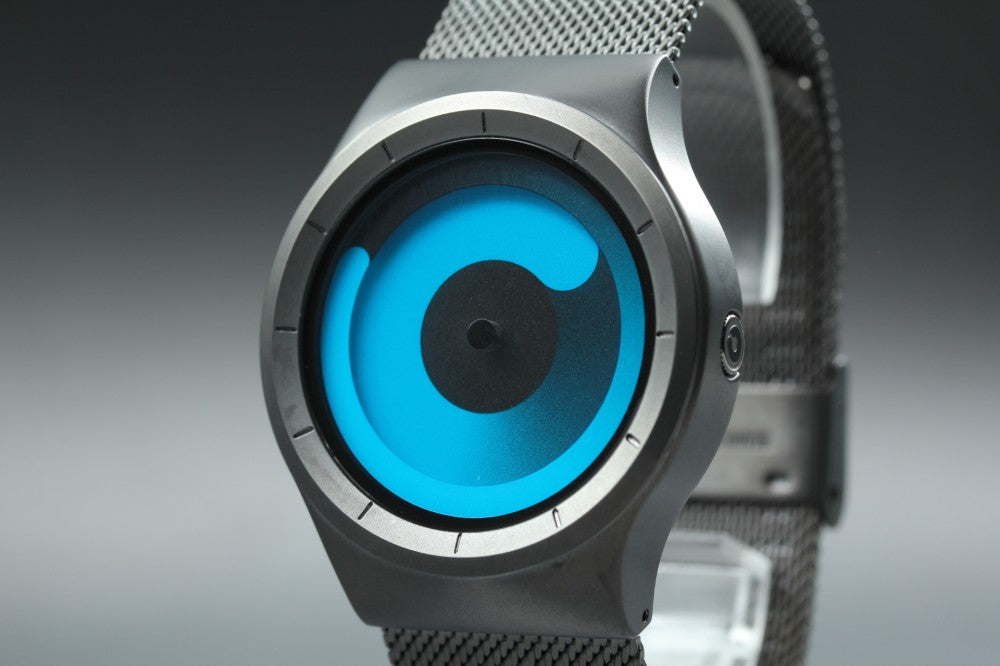 MINT ZIIIRO Mercury Blue Quartz 40mm Men's Watch