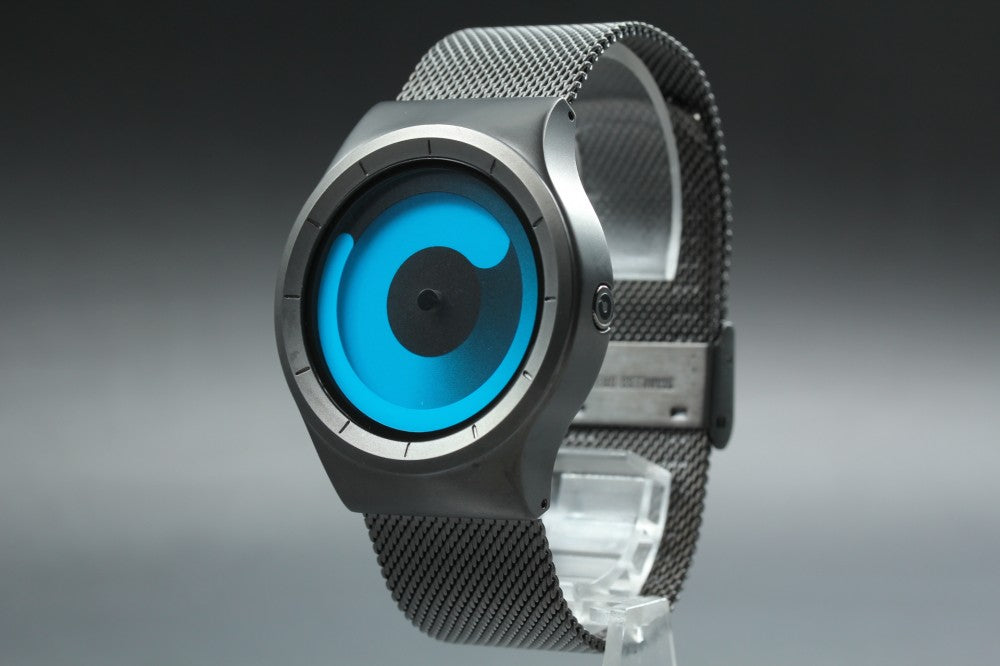 MINT ZIIIRO Mercury Blue Quartz 40mm Men's Watch