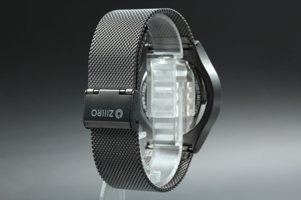 MINT ZIIIRO Mercury Blue Quartz 40mm Men's Watch