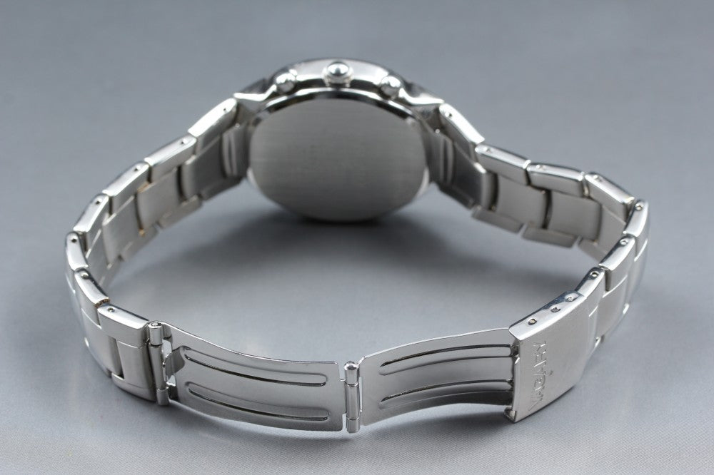 Near MINT CITIZEN VAGARY 0F10-S017530 Silver Quartz 37.6mm Men's Watch