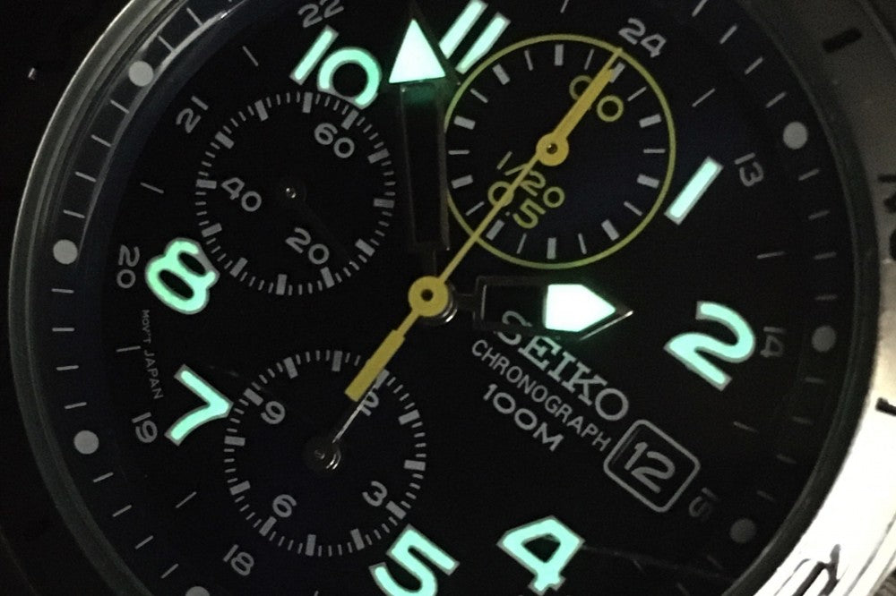 SEIKO 7T92-0DX0 Blue Quartz 40.2mm Men's Watch