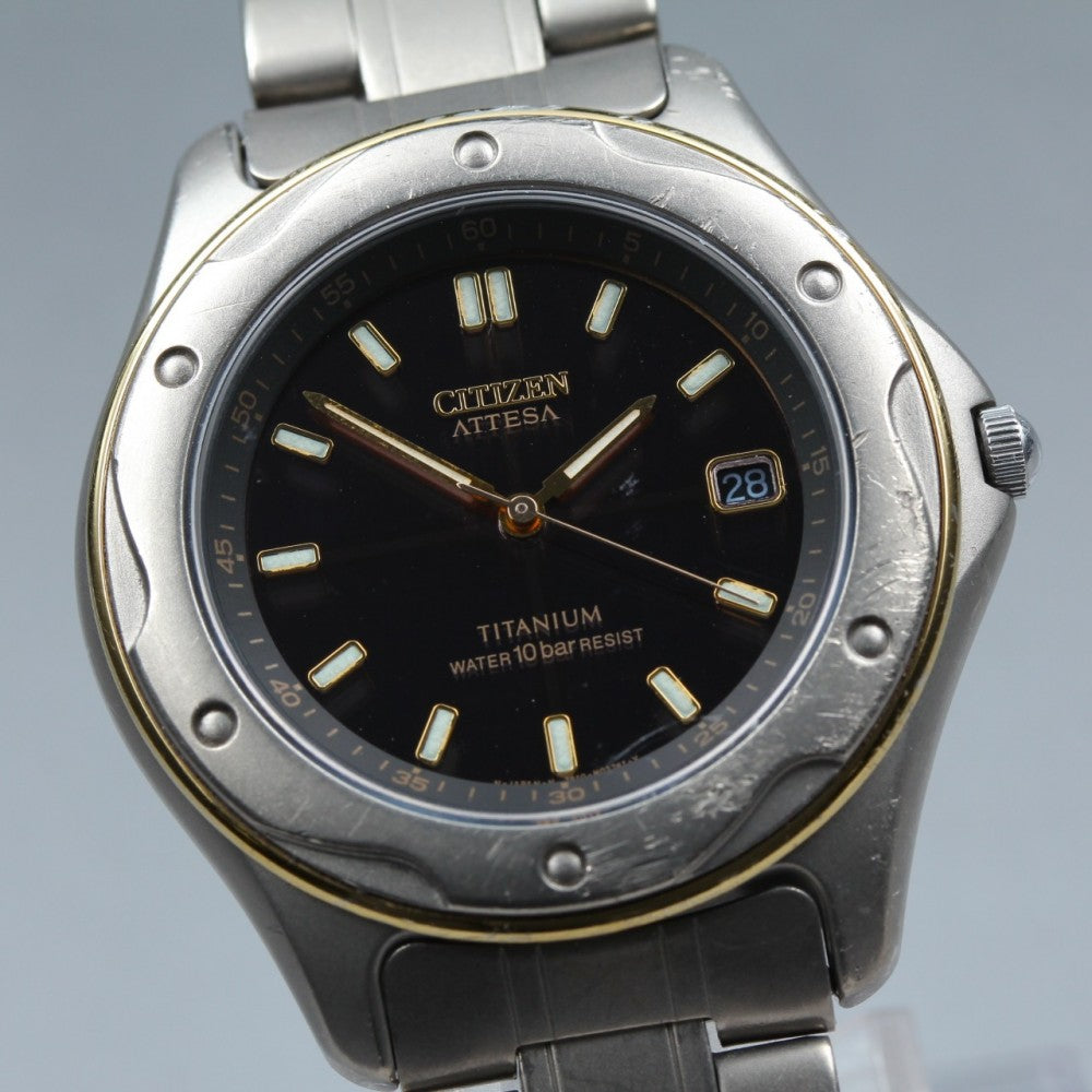 CITIZEN ATTESA 7875-H01229 Black Solar 39mm Men's Watch
