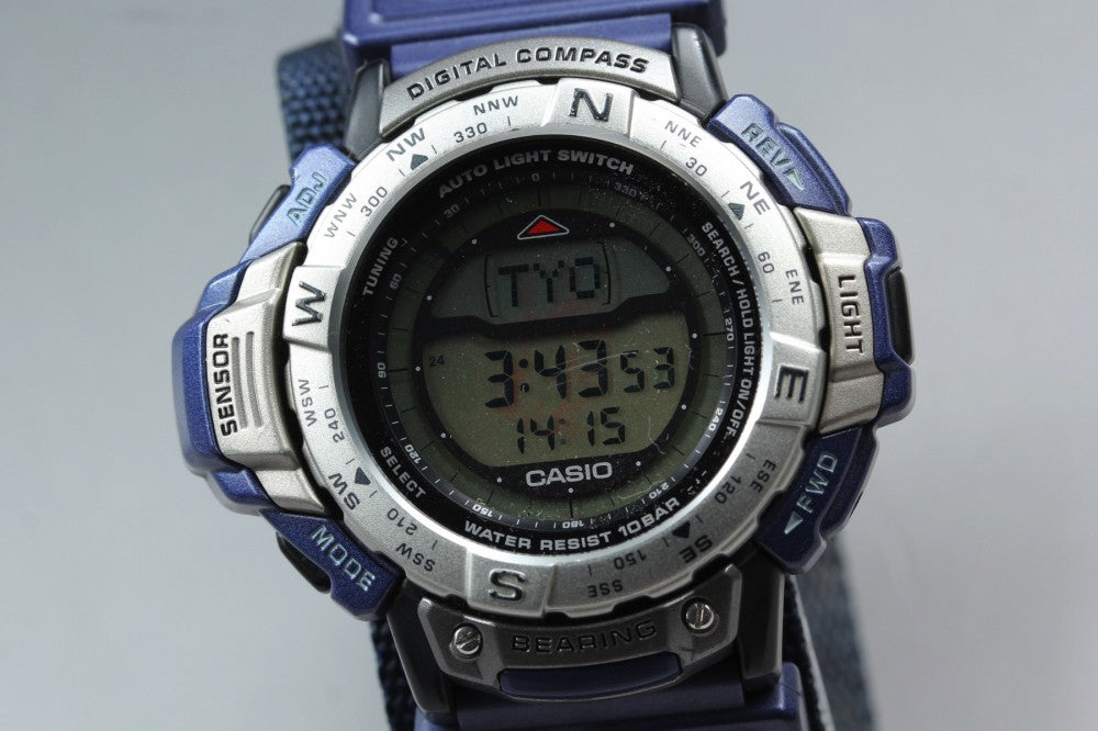 CASIO PRO TREK PRT-35 LCD Quartz 51.5mm Men's Watch