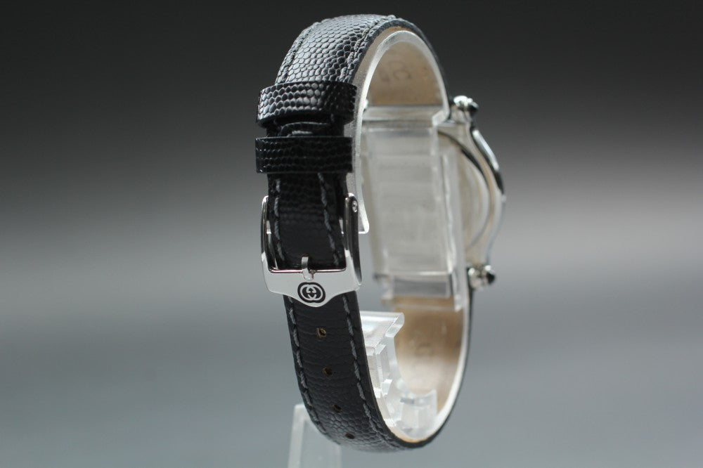 Near MINT GUCCI 6500L Black Quartz 27mm Ladies Watch