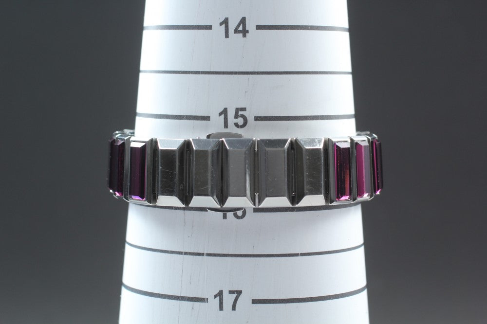 Swarovski Baguette 999 986 Purple Quartz 15mm Ladies Watch