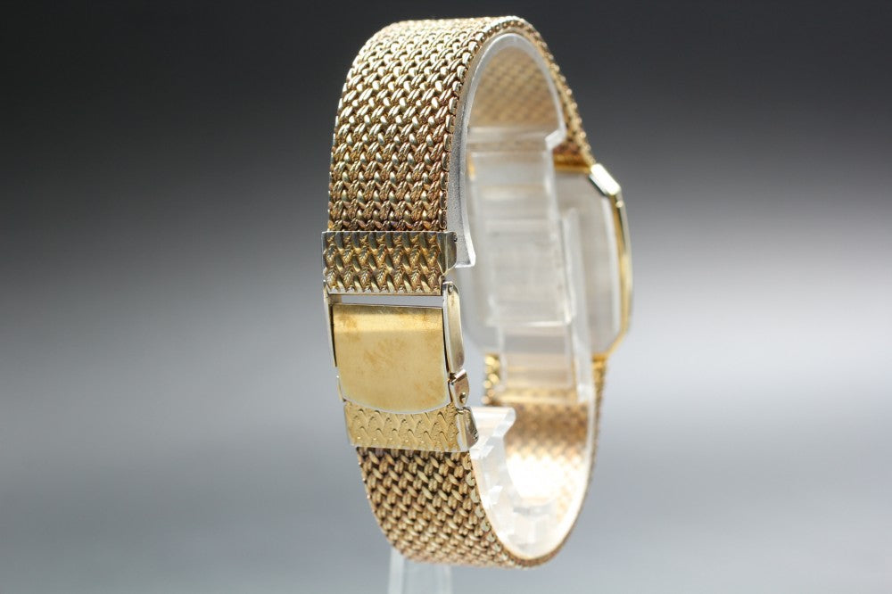Near MINT SEIKO Dolce 9521-5210 Gold Quartz 26.8mm Men's Watch 1984