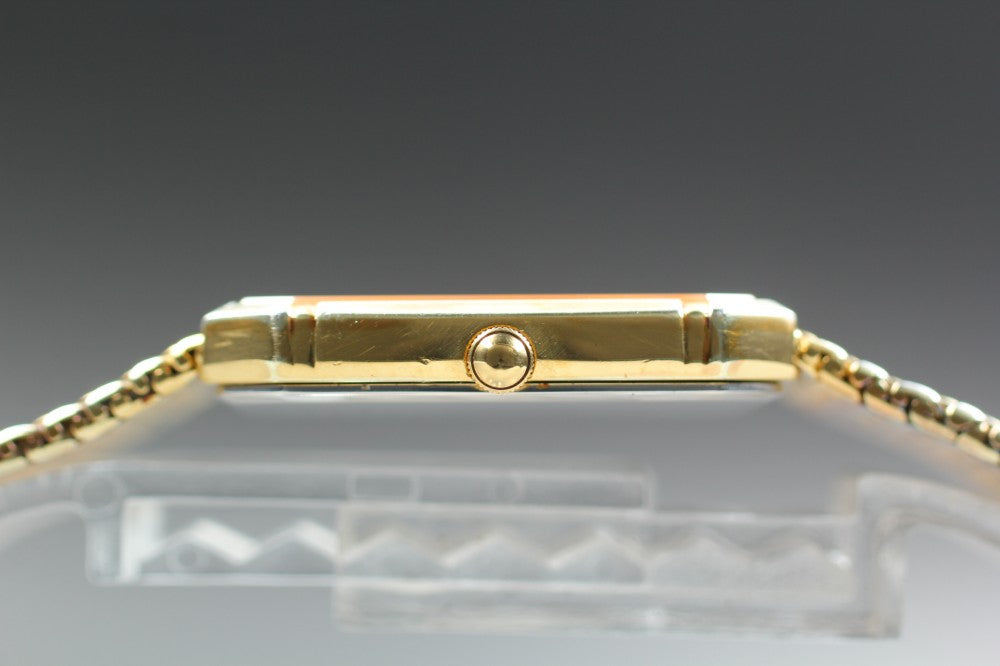 Near MINT SEIKO Dolce 9521-5210 Gold Quartz 26.8mm Men's Watch 1984