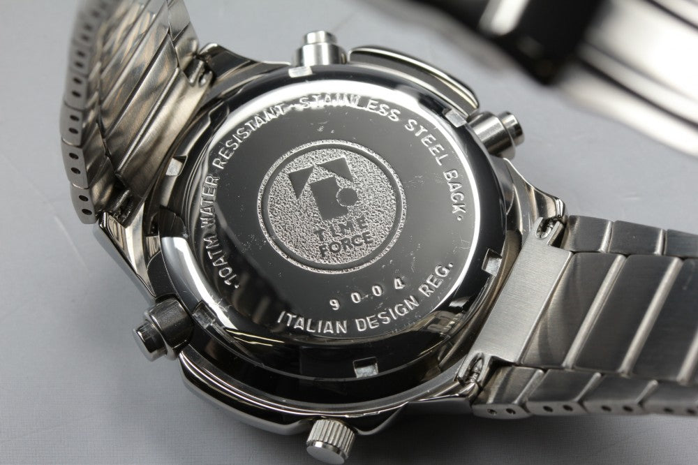 MINT Time Force 9004-03M Digital Quartz 44.6mm Men's Watch