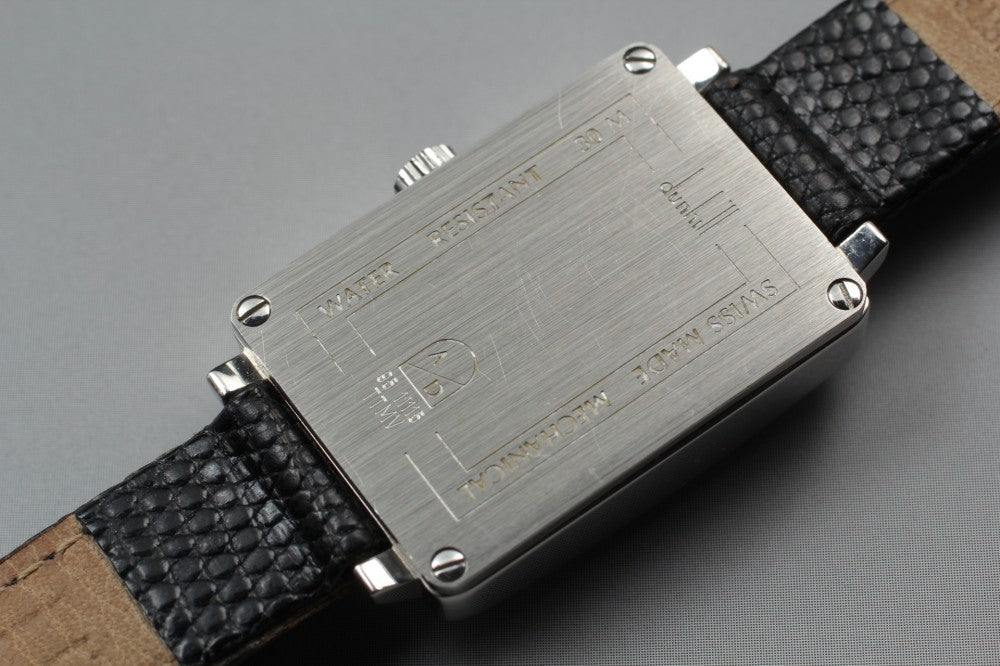 Near MINT Dunhill Centenary Curvex Silver Manual 21mm Ladies Watch