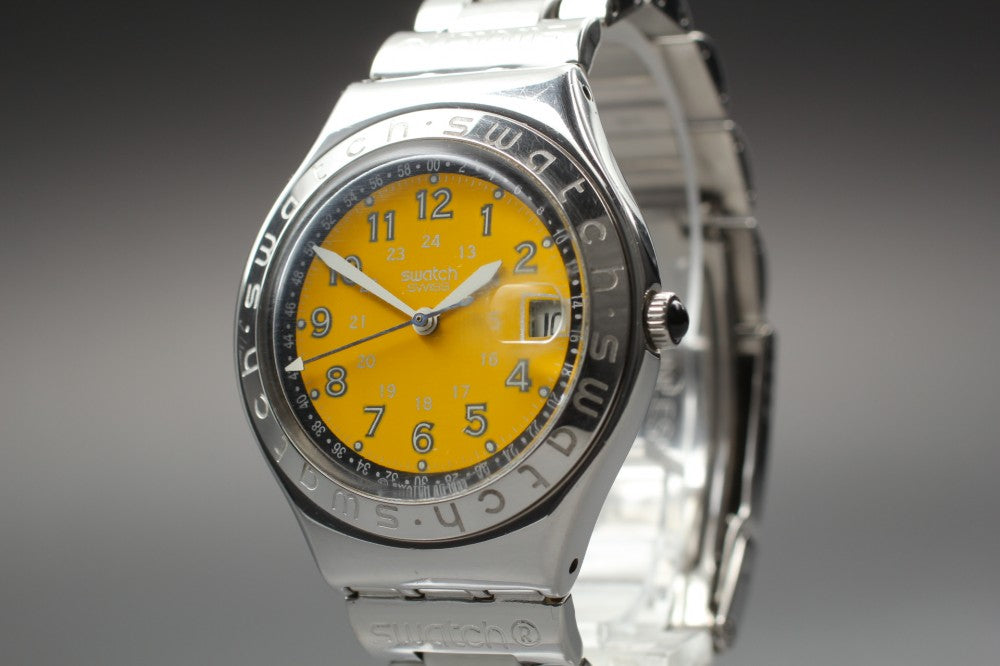 Swatch HAPPY JOE YELLOW YGS409G Yellow Quartz 36.8mm Unisex Watch