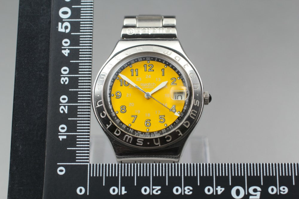 Swatch HAPPY JOE YELLOW YGS409G Yellow Quartz 36.8mm Unisex Watch