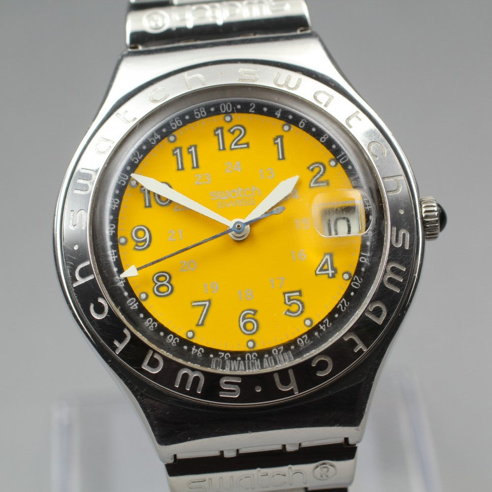 Swatch HAPPY JOE YELLOW YGS409G Yellow Quartz 36.8mm Unisex Watch