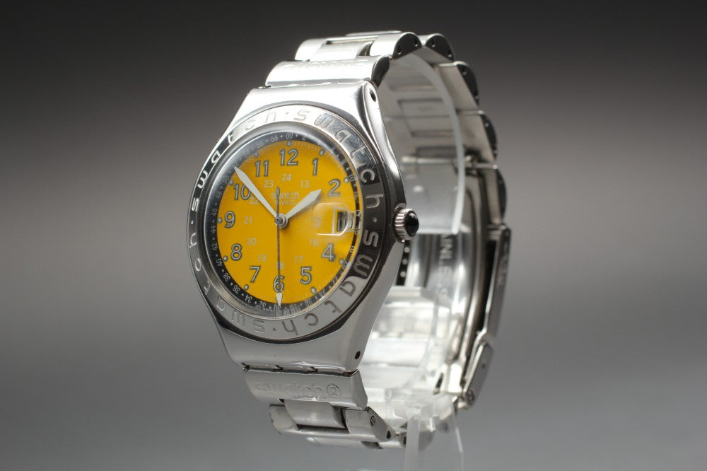 Swatch HAPPY JOE YELLOW YGS409G Yellow Quartz 36.8mm Unisex Watch