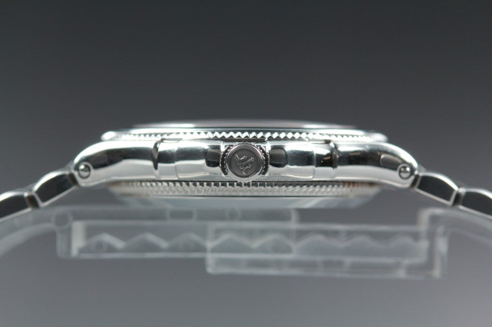Near MINT SEIKO Credor 4M71-0A30 Navy Quartz 36mm Men's Watch