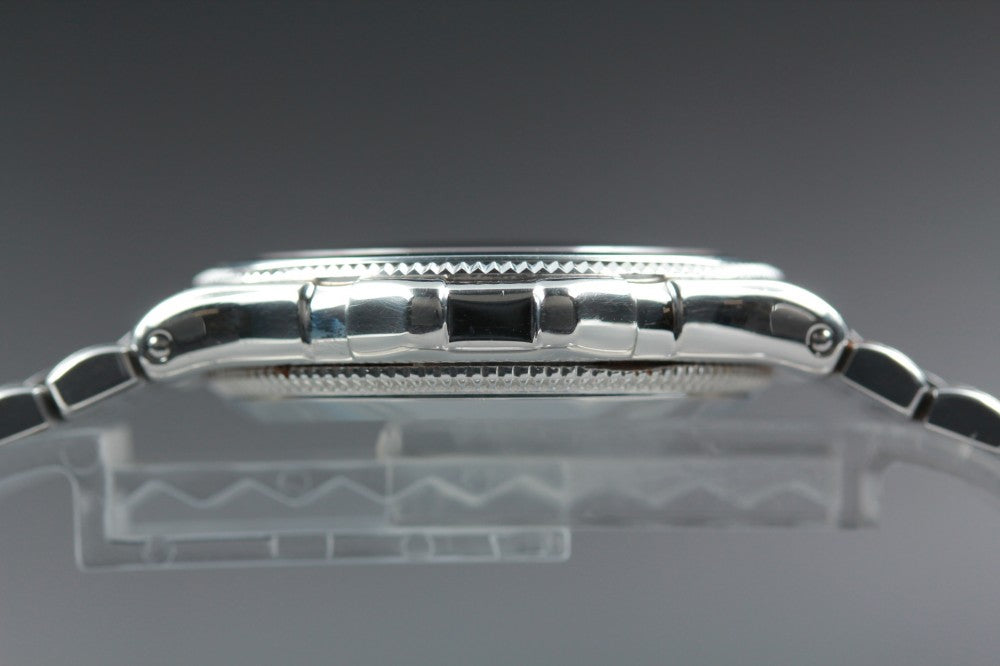 Near MINT SEIKO Credor 4M71-0A30 Navy Quartz 36mm Men's Watch