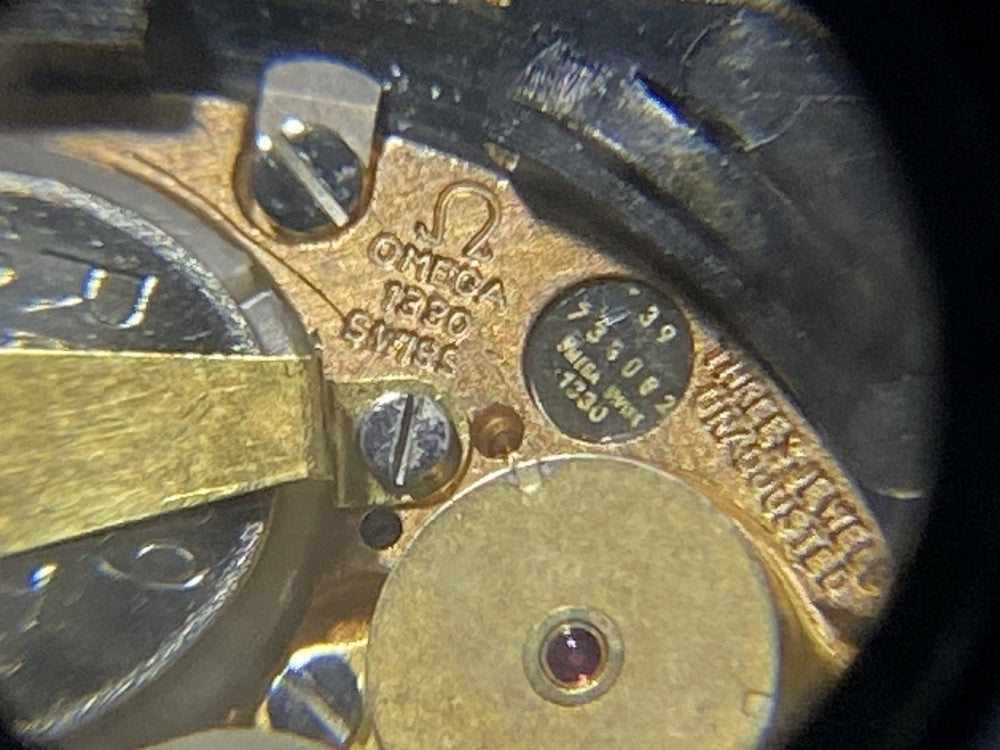 Near MINT OMEGA De Ville 191.0045 Cal.1330 White Quartz 31mm Men's Watch