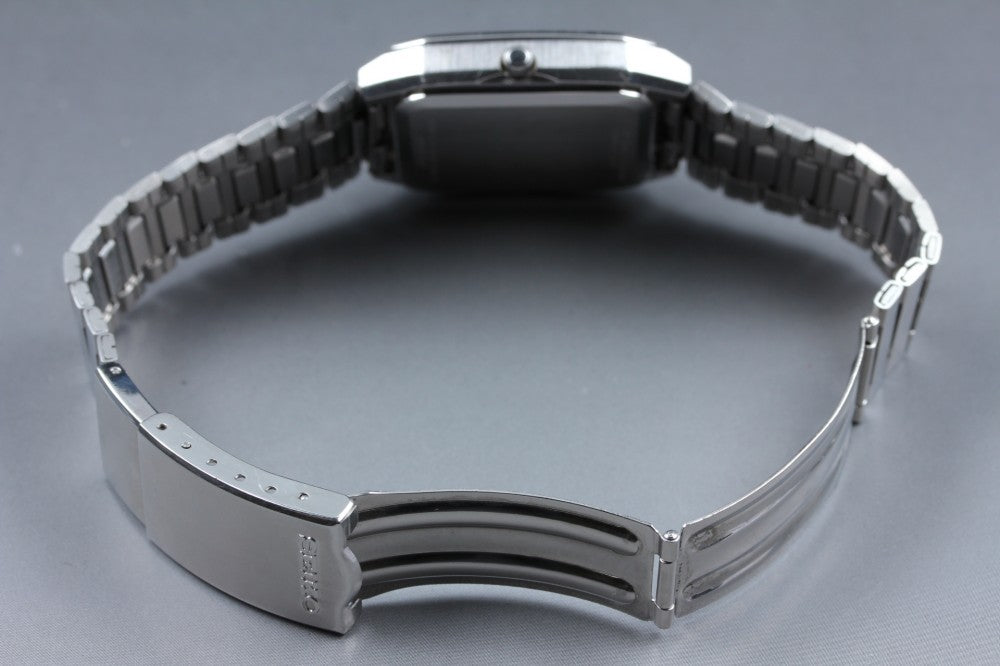 SEIKO Hybrid H357-5030 Silver Quartz 32.3mm Men's Watch 1980