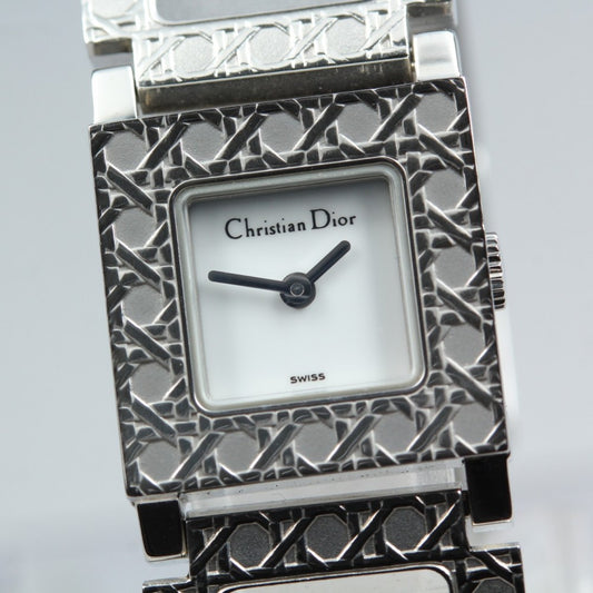 Near MINT Christian Dior La Parisienne D60-109 White Quartz 5.7mm Ladies Watch