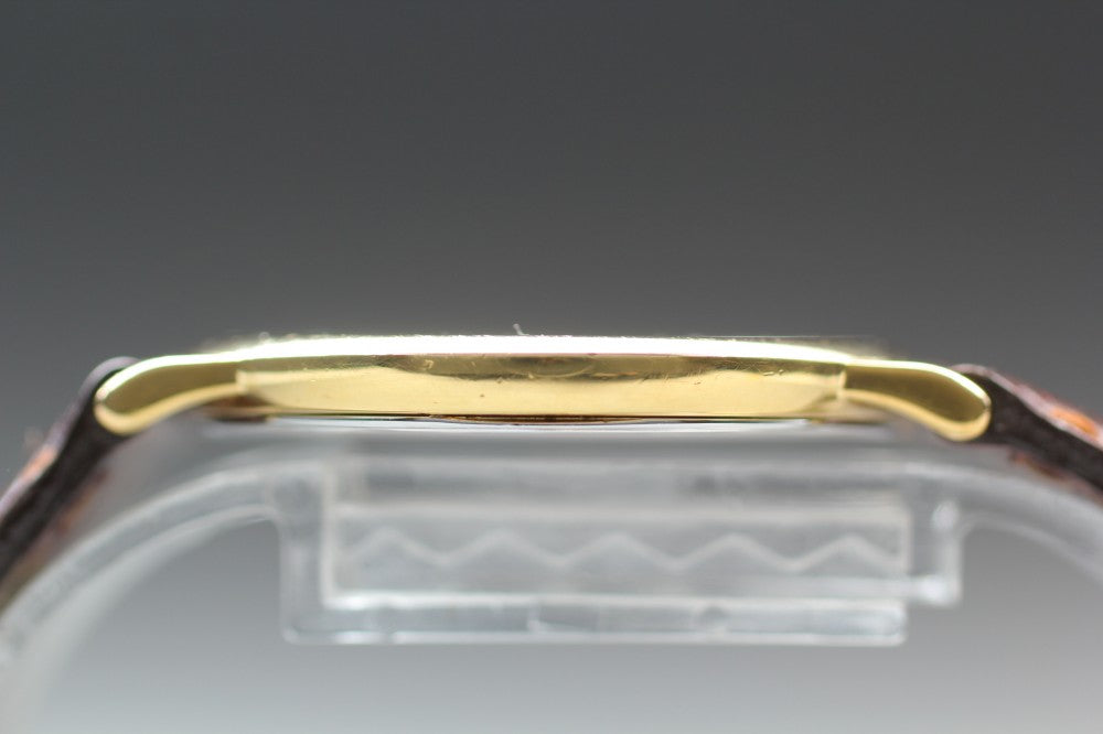 Near MINT OMEGA De Ville 195.0075.2 Gold Quartz 32.1mm Men's Watch