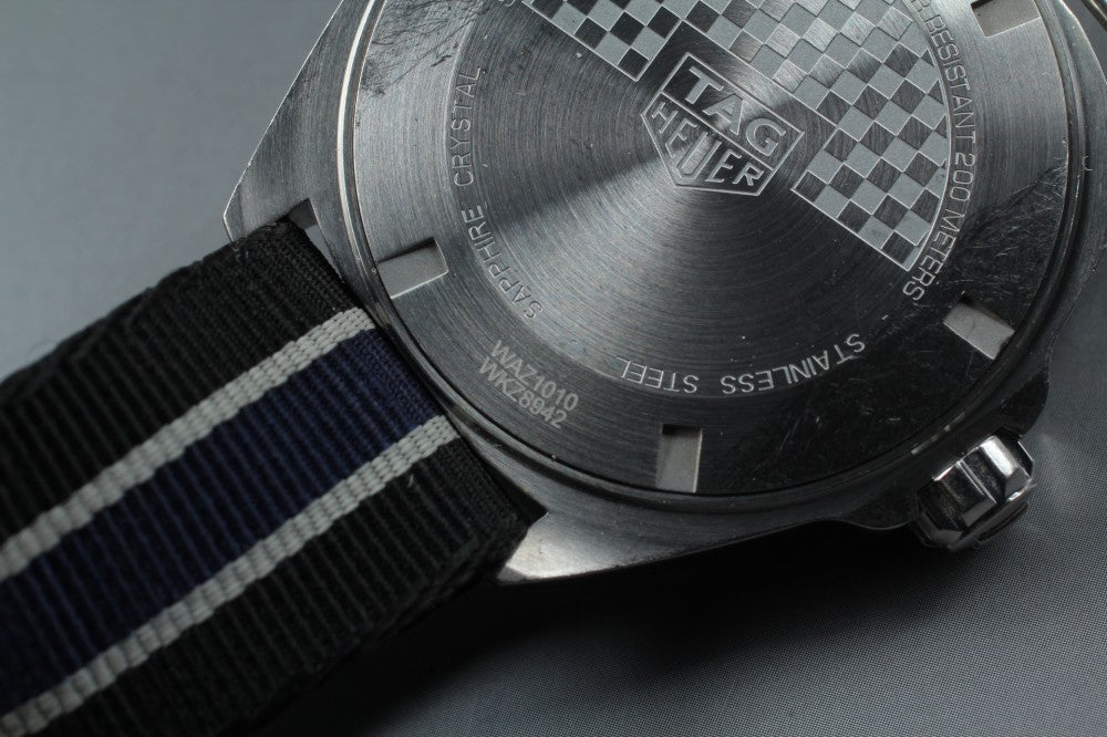 Near MINT TAG Heuer Formula 1 WAZ1010 Blue Quartz 42mm Men's Watch