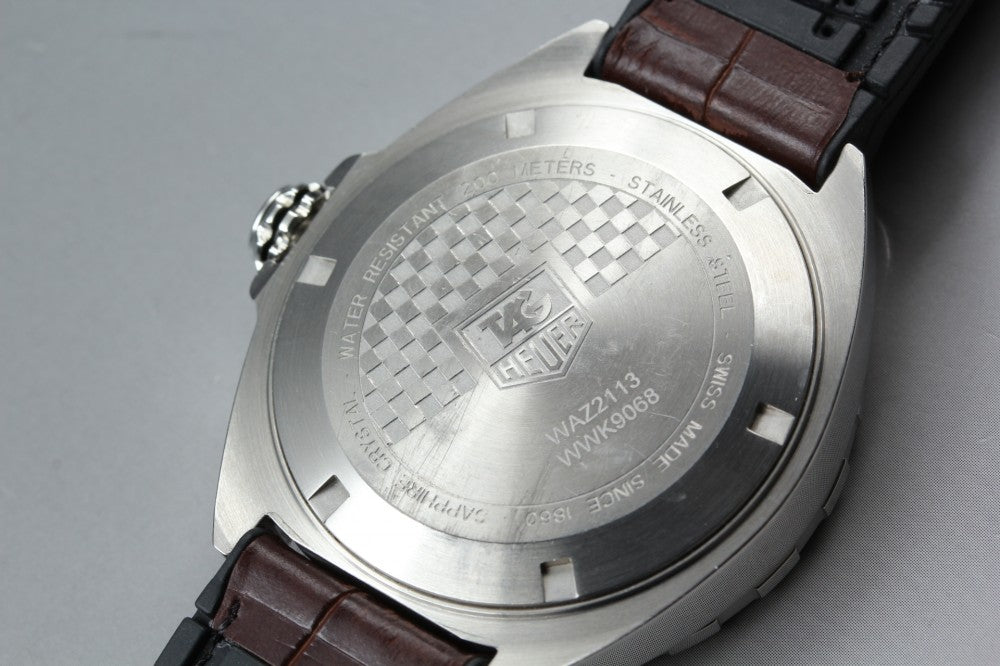 Near MINT TAG Heuer Formula 1 WAZ2113 Black Auto 42mm Men's Watch