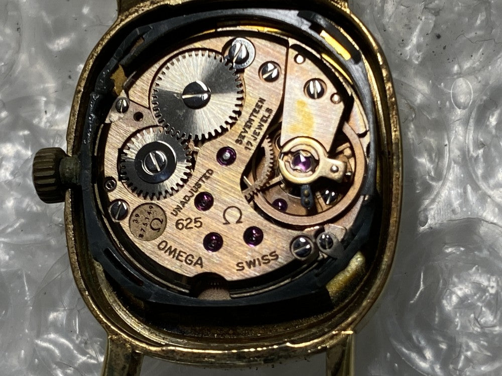Near MINT OMEGA Geneve 511.0509 Cal.625 Gold Manual 21.4mm Ladies Watch 1975