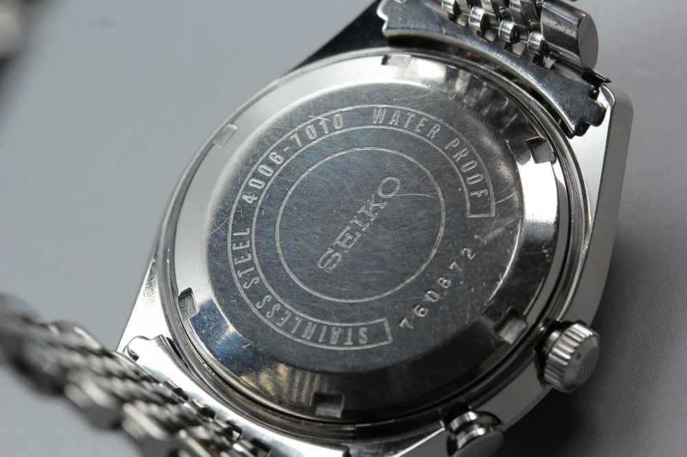 SEIKO Belmatic 4006-7010 Black Auto 38mm Men's Watch 1967