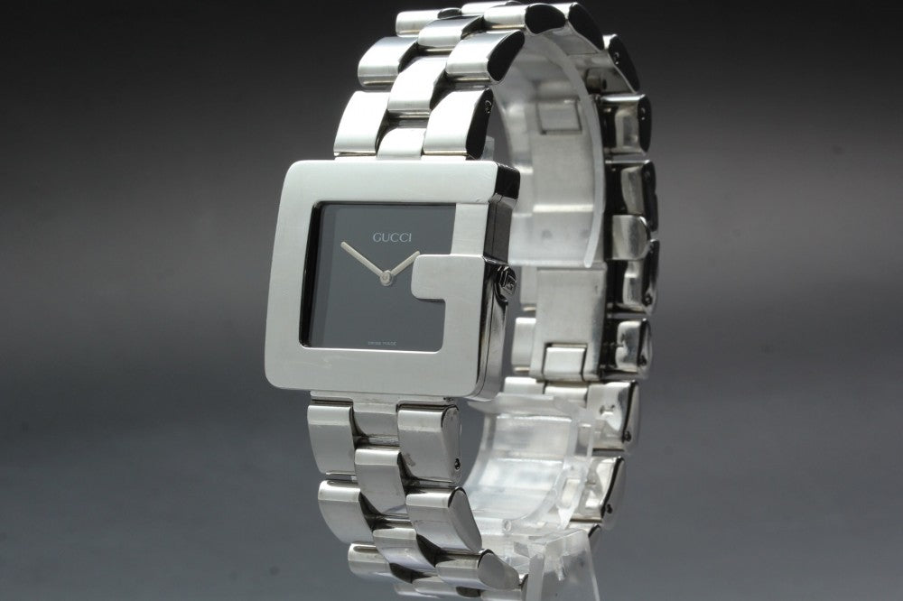 Near MINT GUCCI 3600M Black Quartz 31.4mm Men's Watch