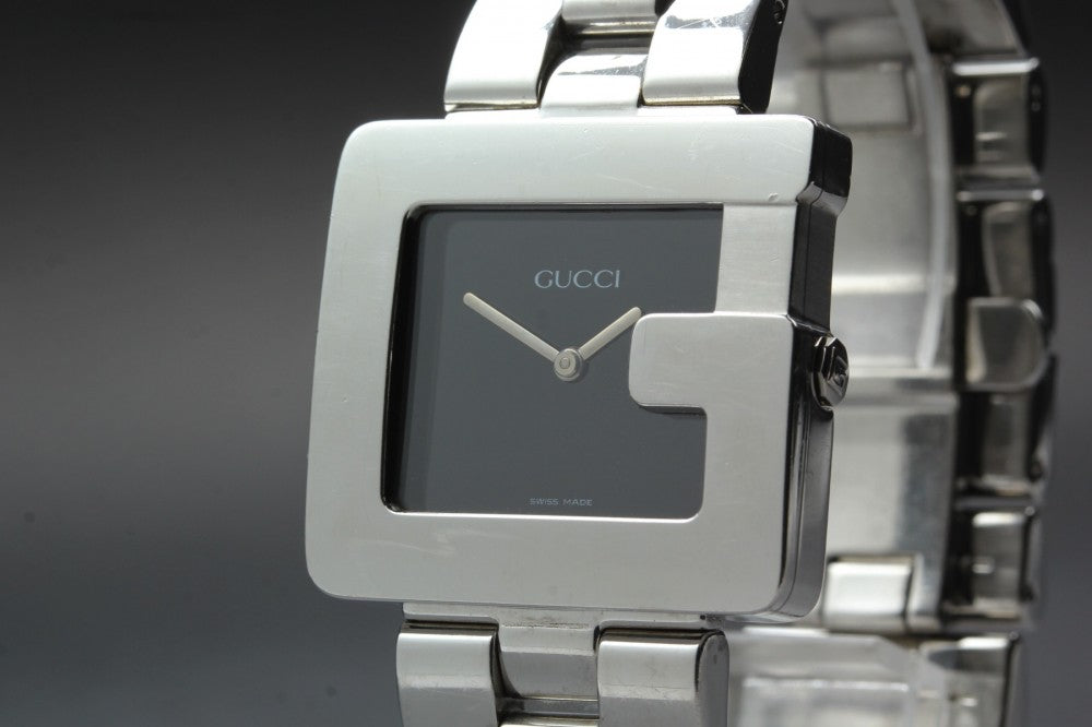 Near MINT GUCCI 3600M Black Quartz 31.4mm Men's Watch