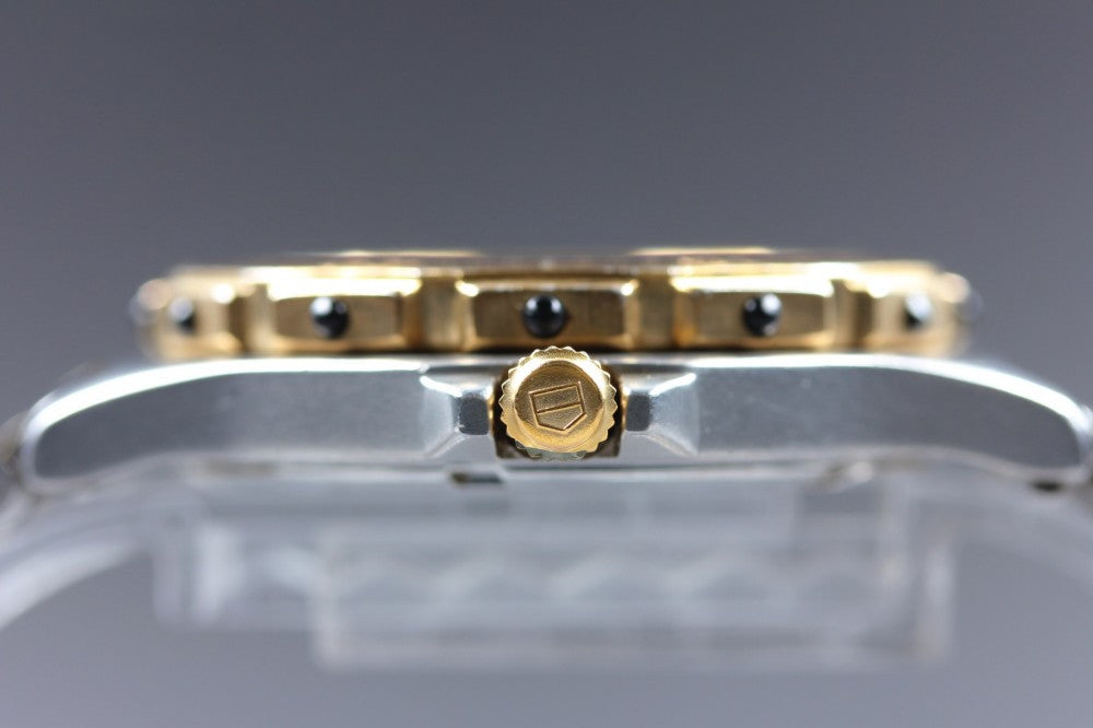 Near MINT TAG Heuer Professional 3000 935.406 Gold Quartz 38mm Men's Watch