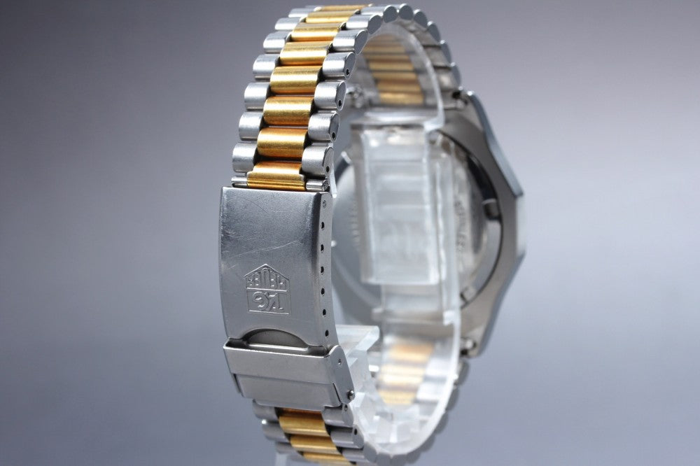 Near MINT TAG Heuer Professional 3000 935.406 Gold Quartz 38mm Men's Watch