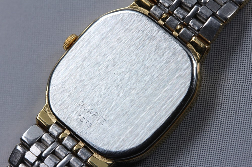 Near MINT OMEGA De Ville Ref.795 0834 Cal.1375 Gold Quartz 21mm Ladies Watch 1984