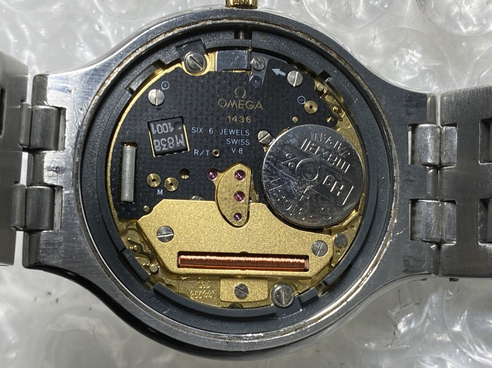 OMEGA De Ville 196.0316 Cal.1436 Gold Quartz 32mm Men's Watch