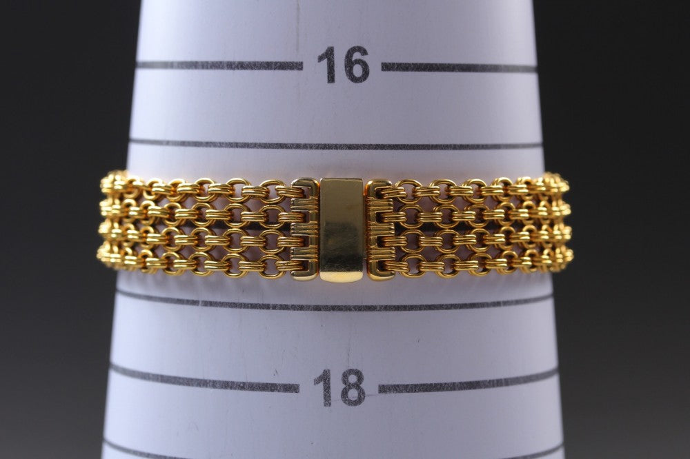 Near MINT SEIKO Exceline 1220-0080 Gold Quartz 20.5mm Ladies Watch 1988