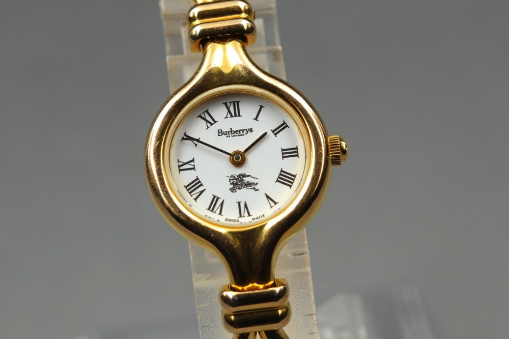 Burberrys 7000 White Quartz 21mm Ladies Watch