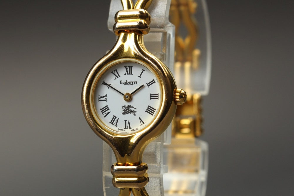 Burberrys 7000 White Quartz 21mm Ladies Watch