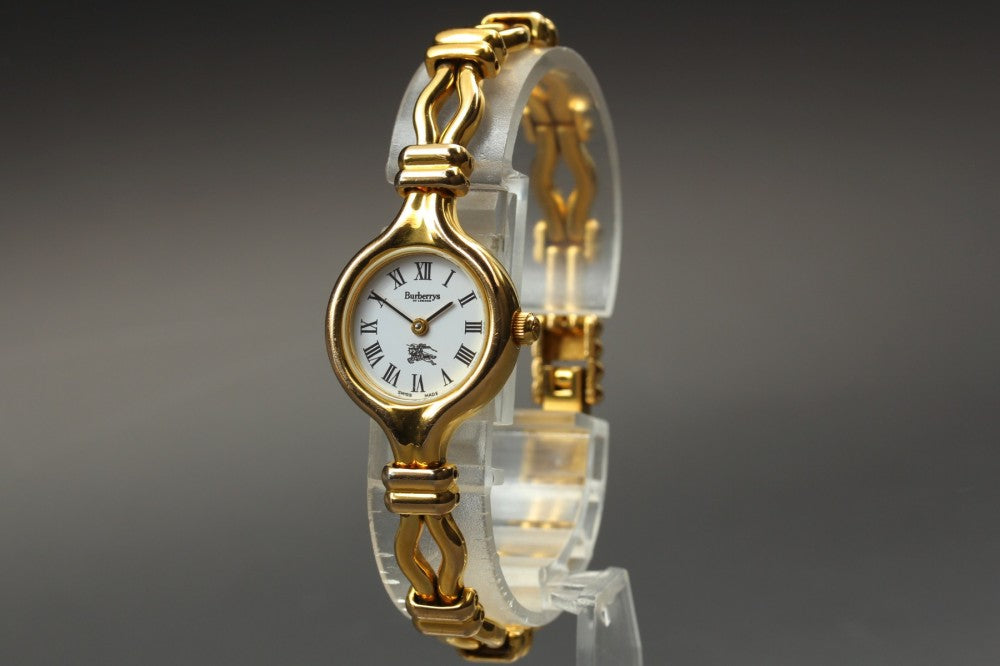 Burberrys 7000 White Quartz 21mm Ladies Watch