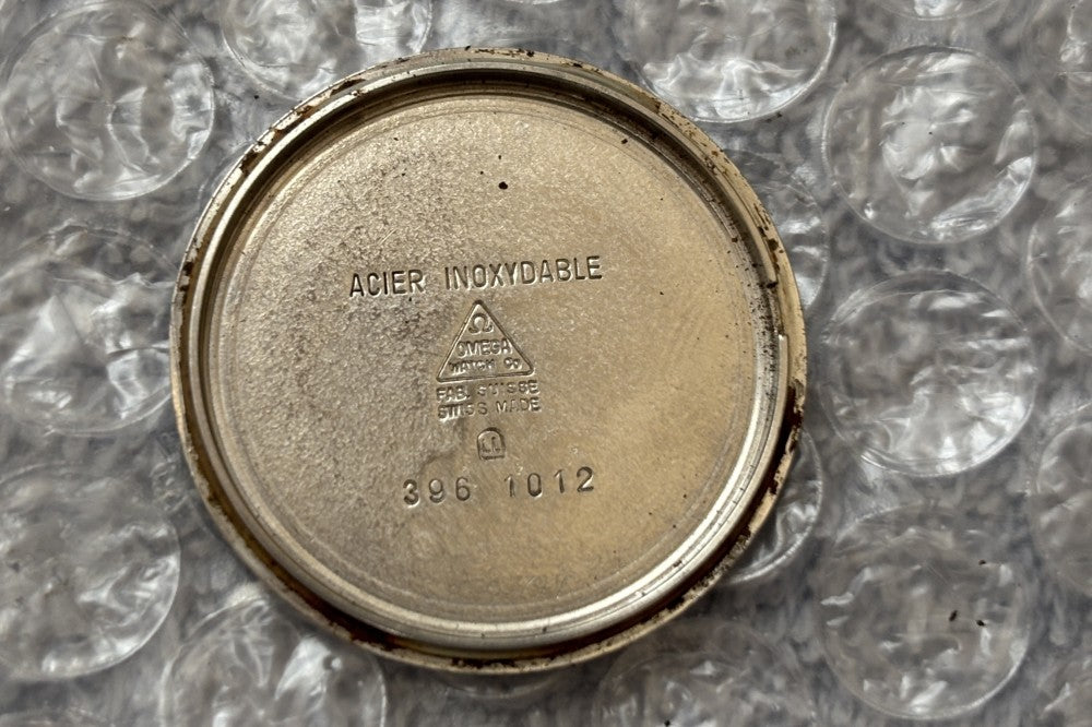 Near MINT OMEGA De Ville 396.1012 Cal.1430 Silver/Gold Quartz 32mm Men's Watch