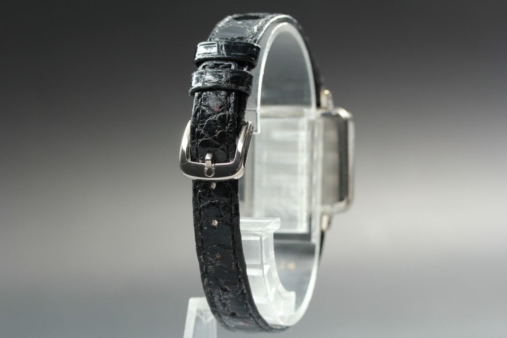 Near MINT OMEGA De Ville 511.0375 Cal.625 Blue Manual 26.2mm Ladies Watch