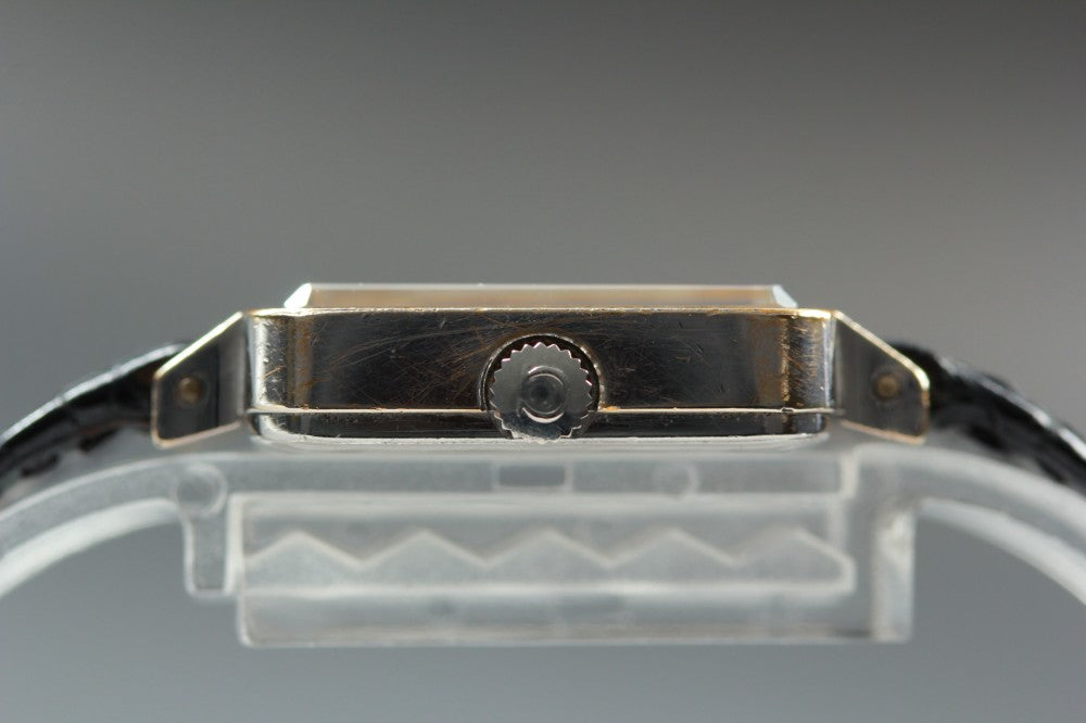 Near MINT OMEGA De Ville 511.0375 Cal.625 Blue Manual 26.2mm Ladies Watch