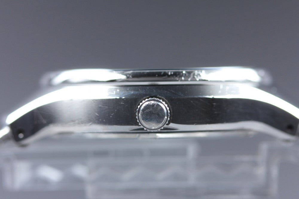 Near MINT SEIKO Lord Matic 5606-8120 Silver Auto 36mm Men's Watch 1976